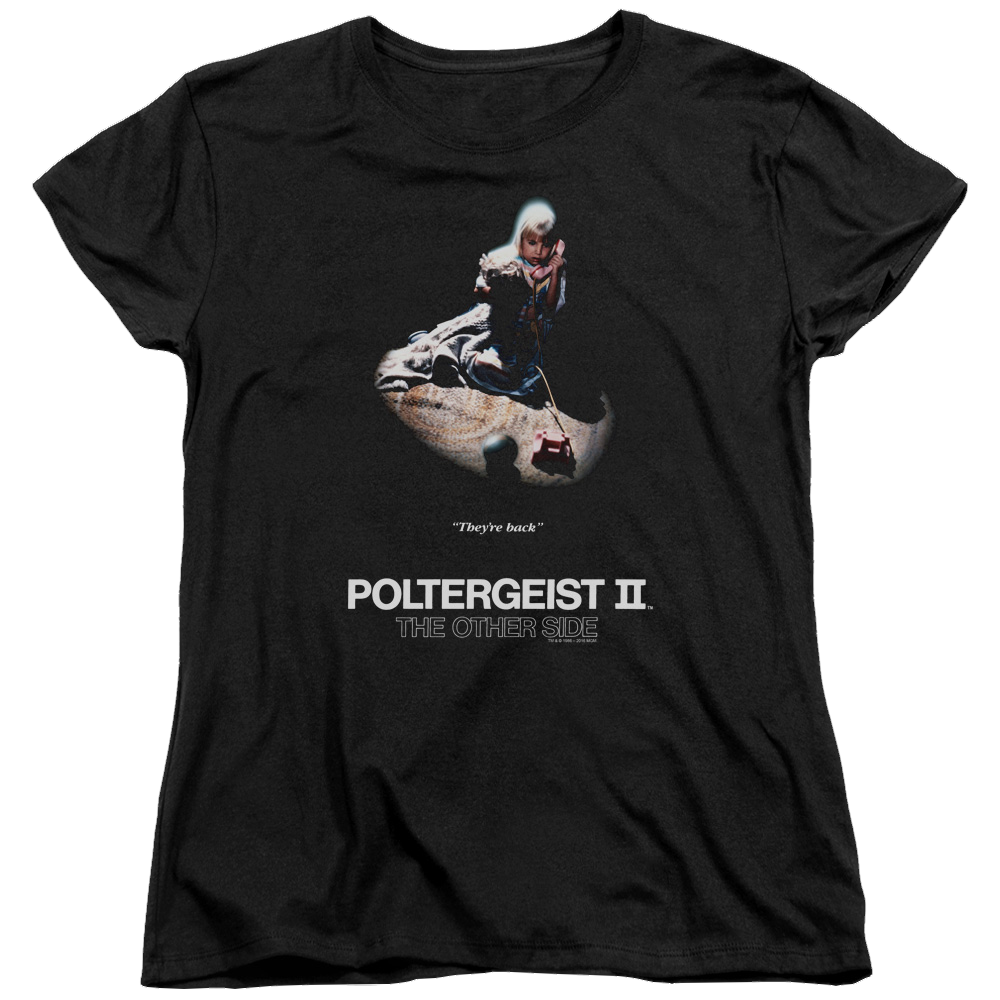 Poltergeist II Poster Women's T-Shirt Women's T-Shirt POLTERGEIST