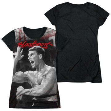 Bloodsport Intense - Juniors Black Back T-Shirt Juniors Black Back T-Shirt Bloodsport