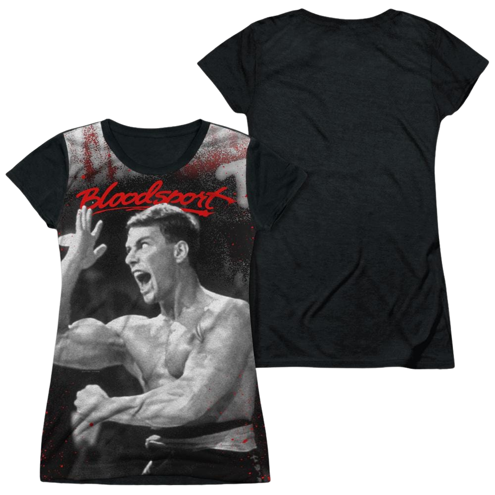 Bloodsport Intense - Juniors Black Back T-Shirt Juniors Black Back T-Shirt Bloodsport