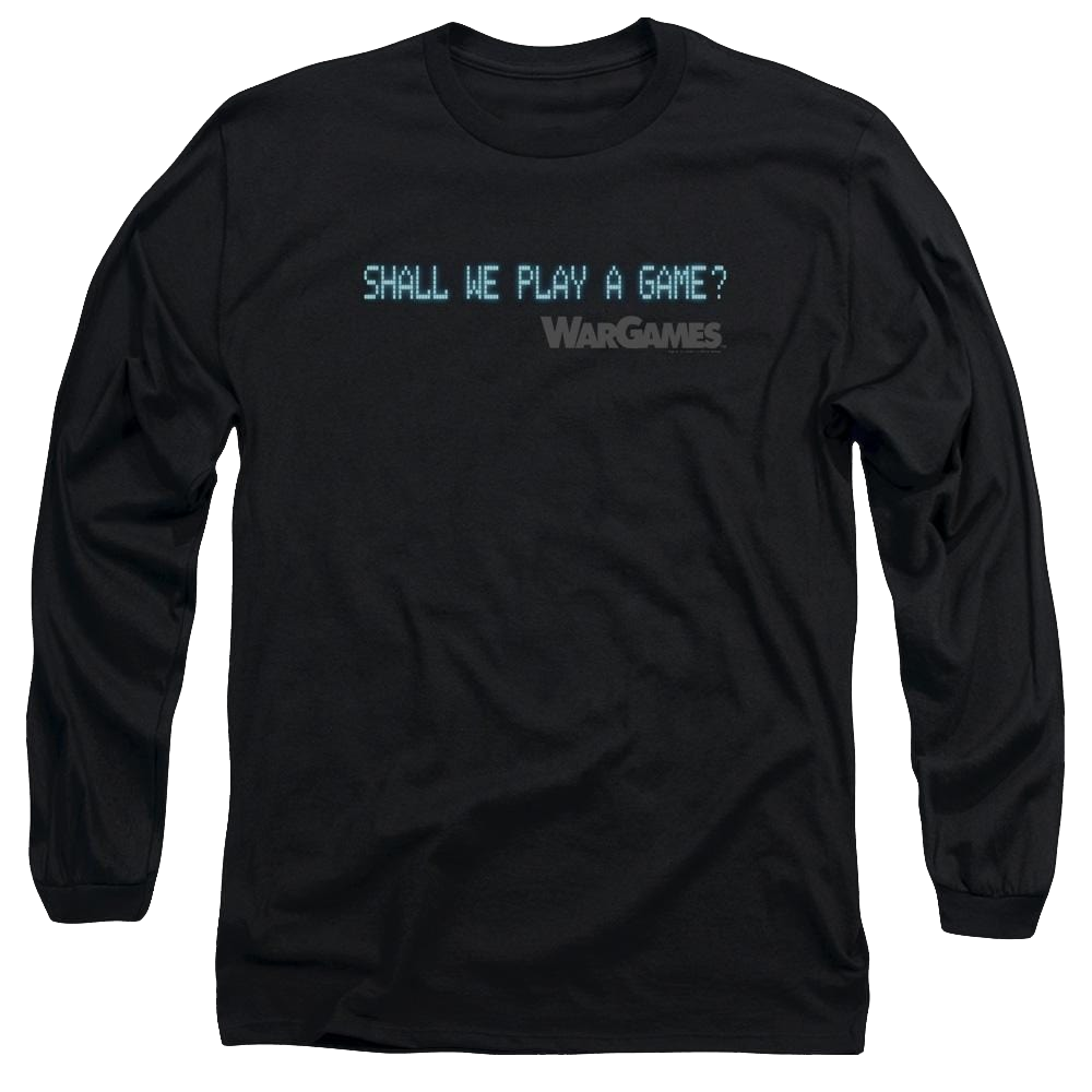 Wargames Shall We Men's Long Sleeve T-Shirt Men's Long Sleeve T-Shirt Wargames