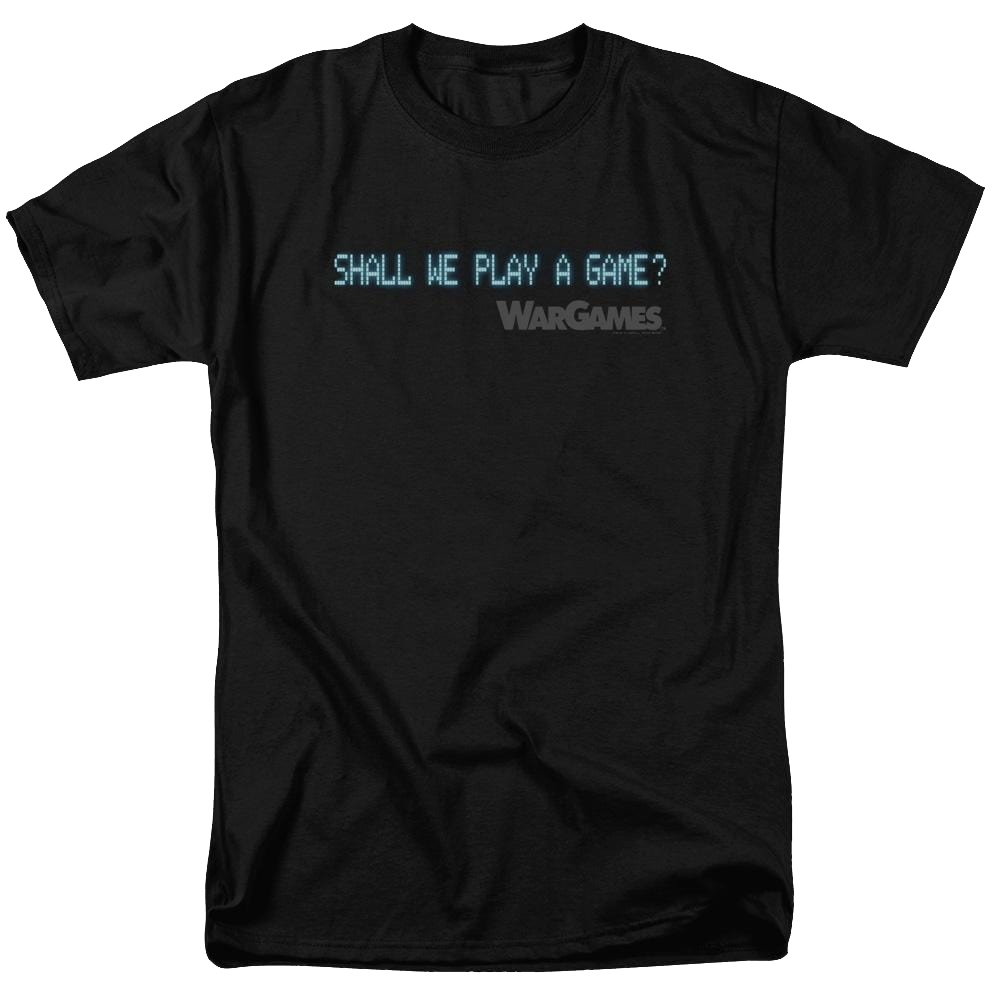 Wargames Shall We Men's Regular Fit T-Shirt Men's Regular Fit T-Shirt Wargames