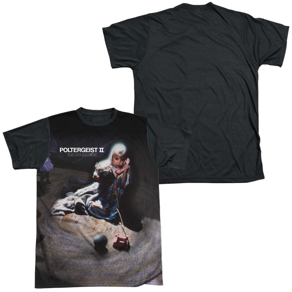 Poltergeist II Poster Men's Black Back T-Shirt Men's Black Back T-Shirt POLTERGEIST