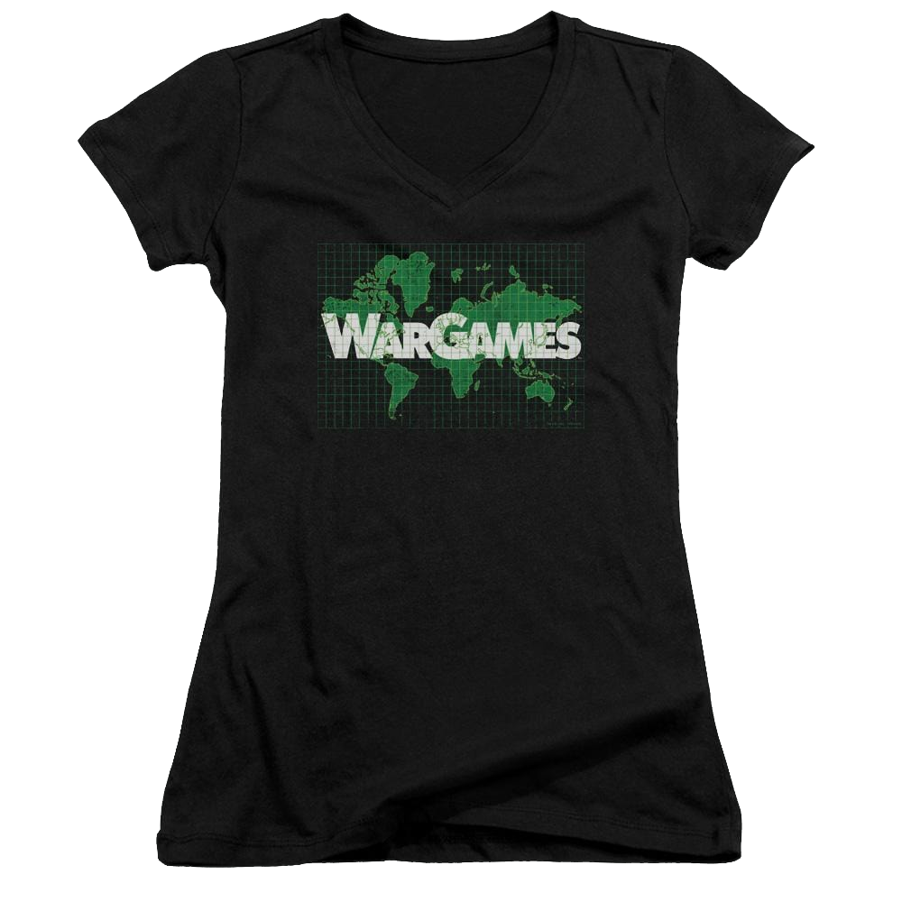 Wargames Game Board Juniors V-Neck T-Shirt Juniors V-Neck T-Shirt Wargames