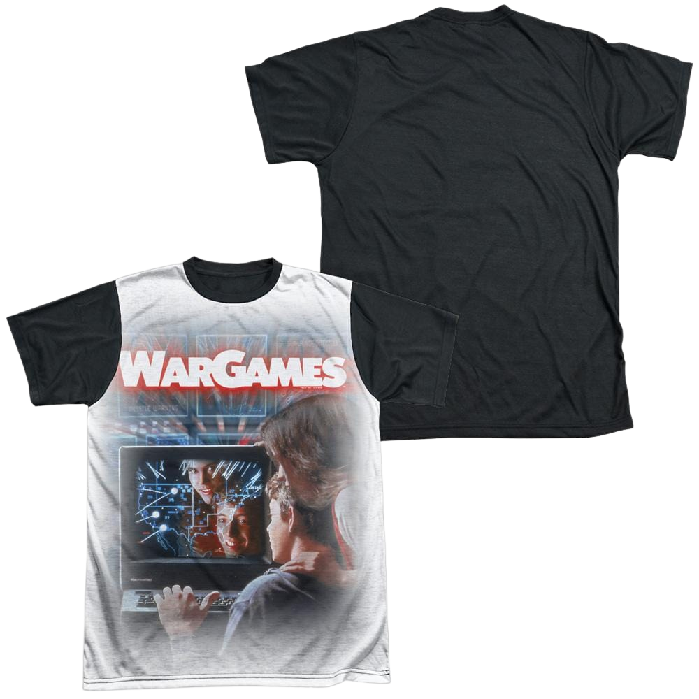 Wargames Poster Men's Black Back T-Shirt Men's Black Back T-Shirt Wargames