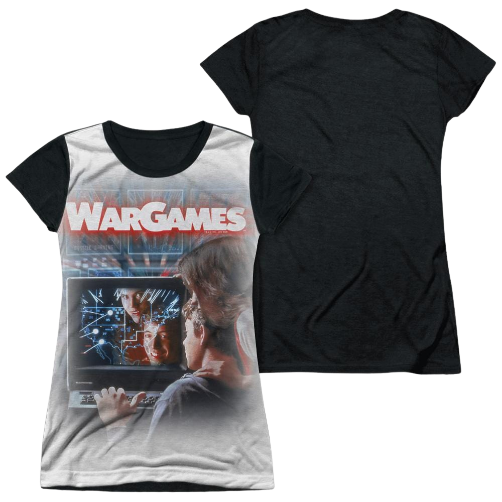 Wargames Poster Juniors Black Back T-Shirt Juniors Black Back T-Shirt Wargames