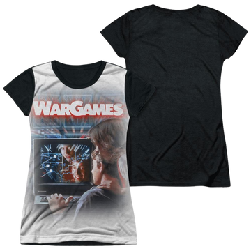 Wargames Poster juniors black back t-shirt