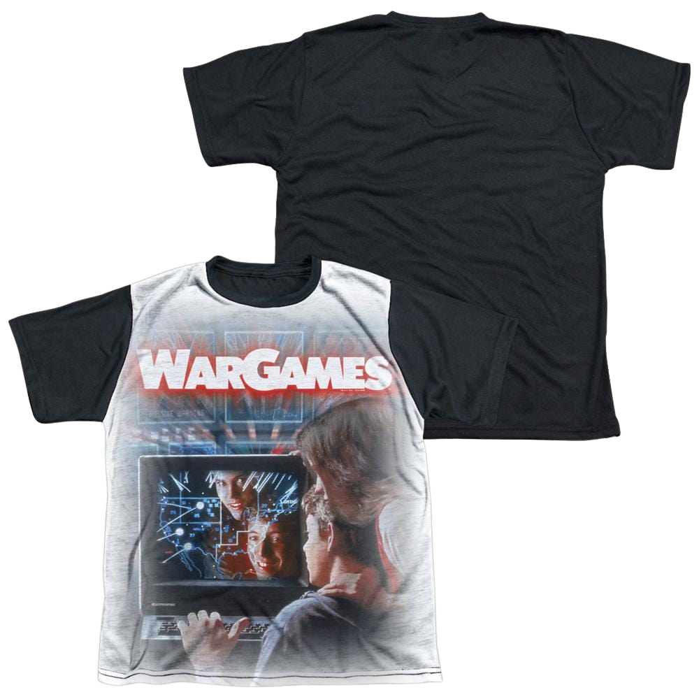 Wargames Poster Youth Black Back T-Shirt (Ages 8-12) Youth Black Back T-Shirt (Ages 8-12) Wargames