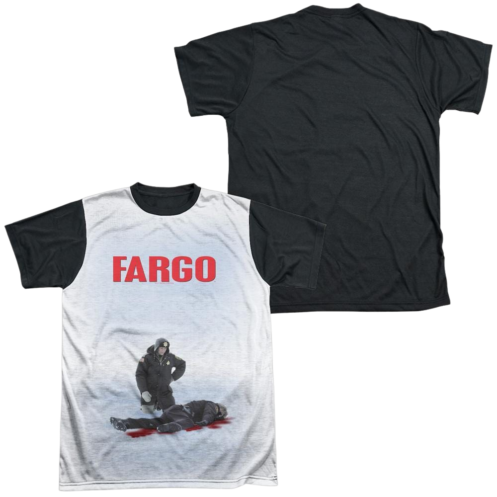 Fargo Poster - Men's Black Back T-Shirt Men's Black Back T-Shirt Fargo