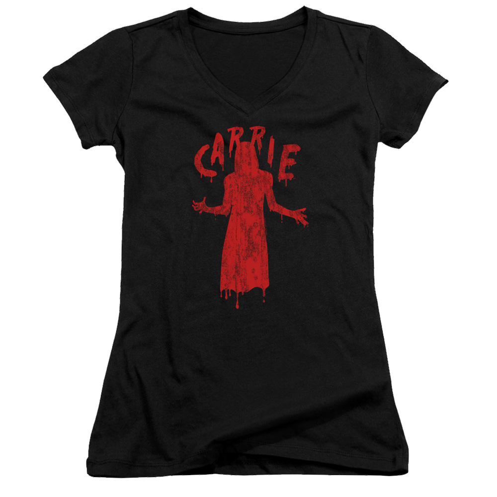 Carrie Silhouette - Juniors V-Neck T-Shirt Juniors V-Neck T-Shirt Carrie