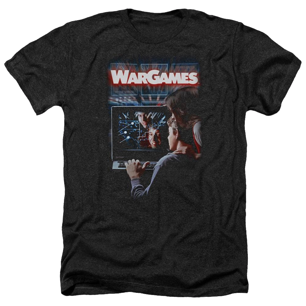 Wargames Poster Men's Heather T-Shirt Men's Heather T-Shirt Wargames