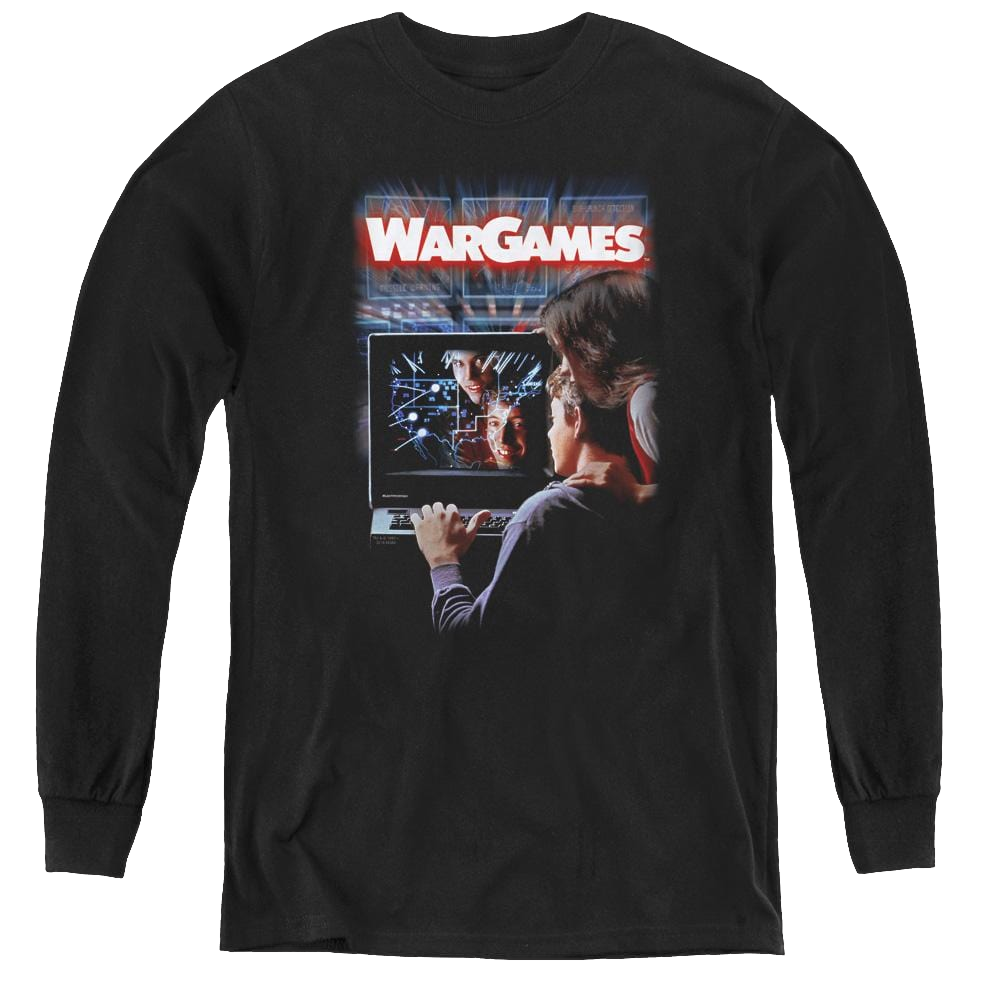 Wargames Poster - Youth Long Sleeve T-Shirt Youth Long Sleeve T-Shirt Wargames