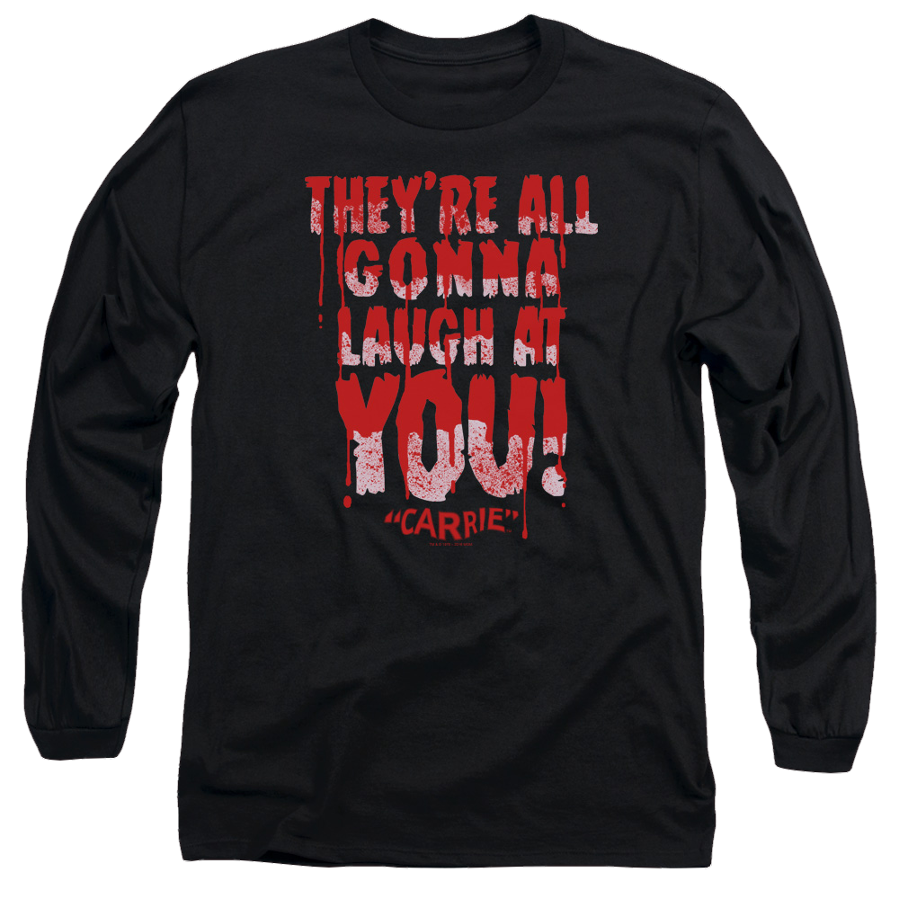 Carrie Laugh At You - Men's Long Sleeve T-Shirt Men's Long Sleeve T-Shirt Carrie