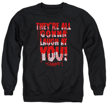 Carrie Laugh At You - Men's Crewneck Sweatshirt Men's Crewneck Sweatshirt Carrie