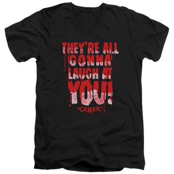 Carrie Laugh At You - Men's V-Neck T-Shirt Men's V-Neck T-Shirt Carrie