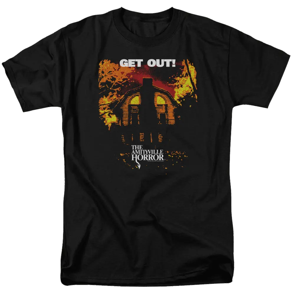 Amityville Horror Get Out - Men's Regular Fit T-Shirt Amityville Horror