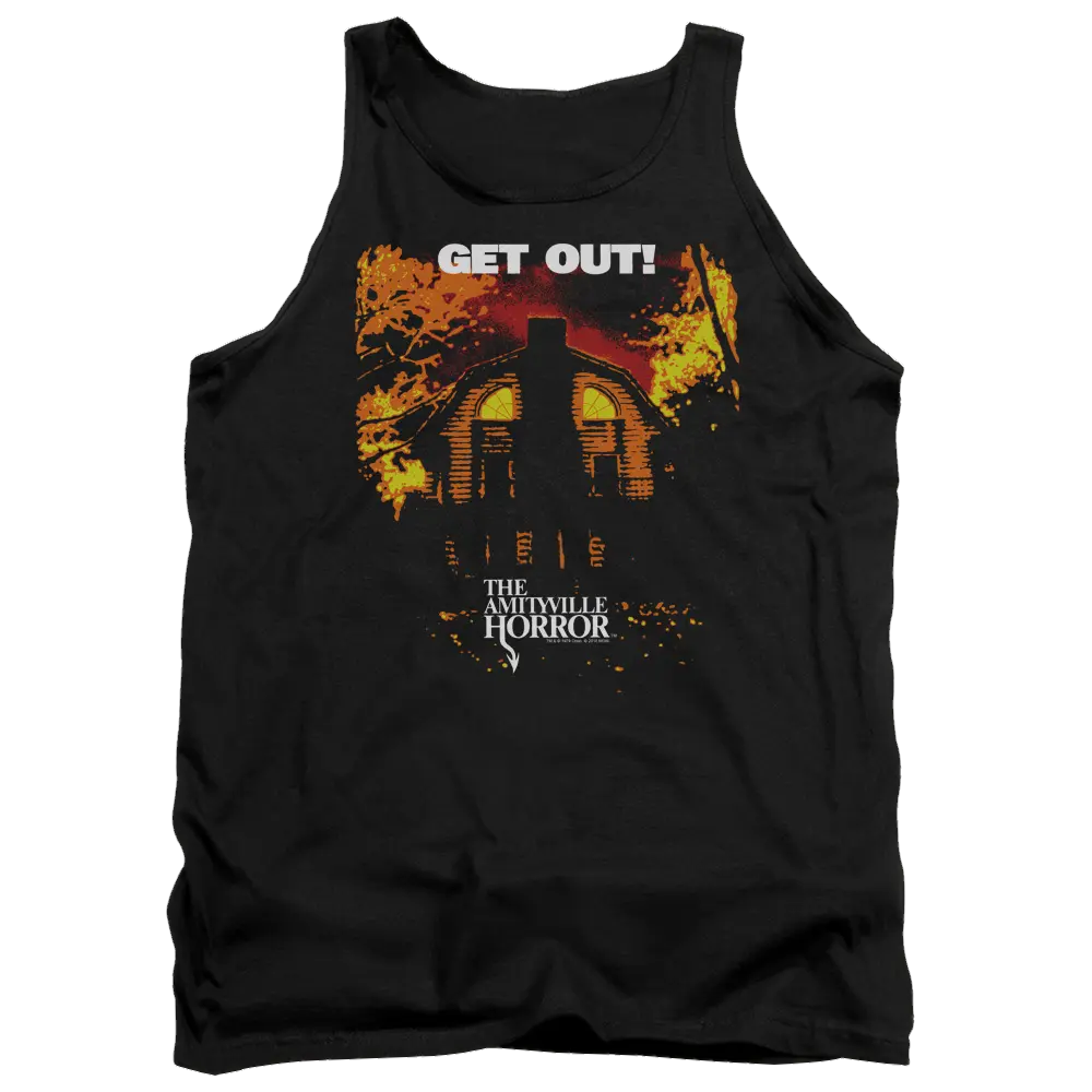 Amityville Horror Get Out Men's Tank Amityville Horror