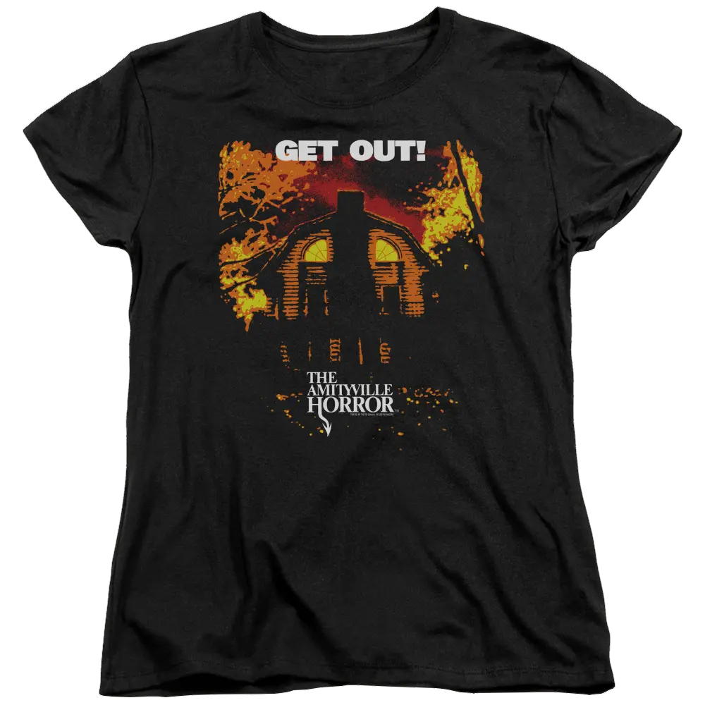 Amityville Horror Get Out - Women's T-Shirt Amityville Horror