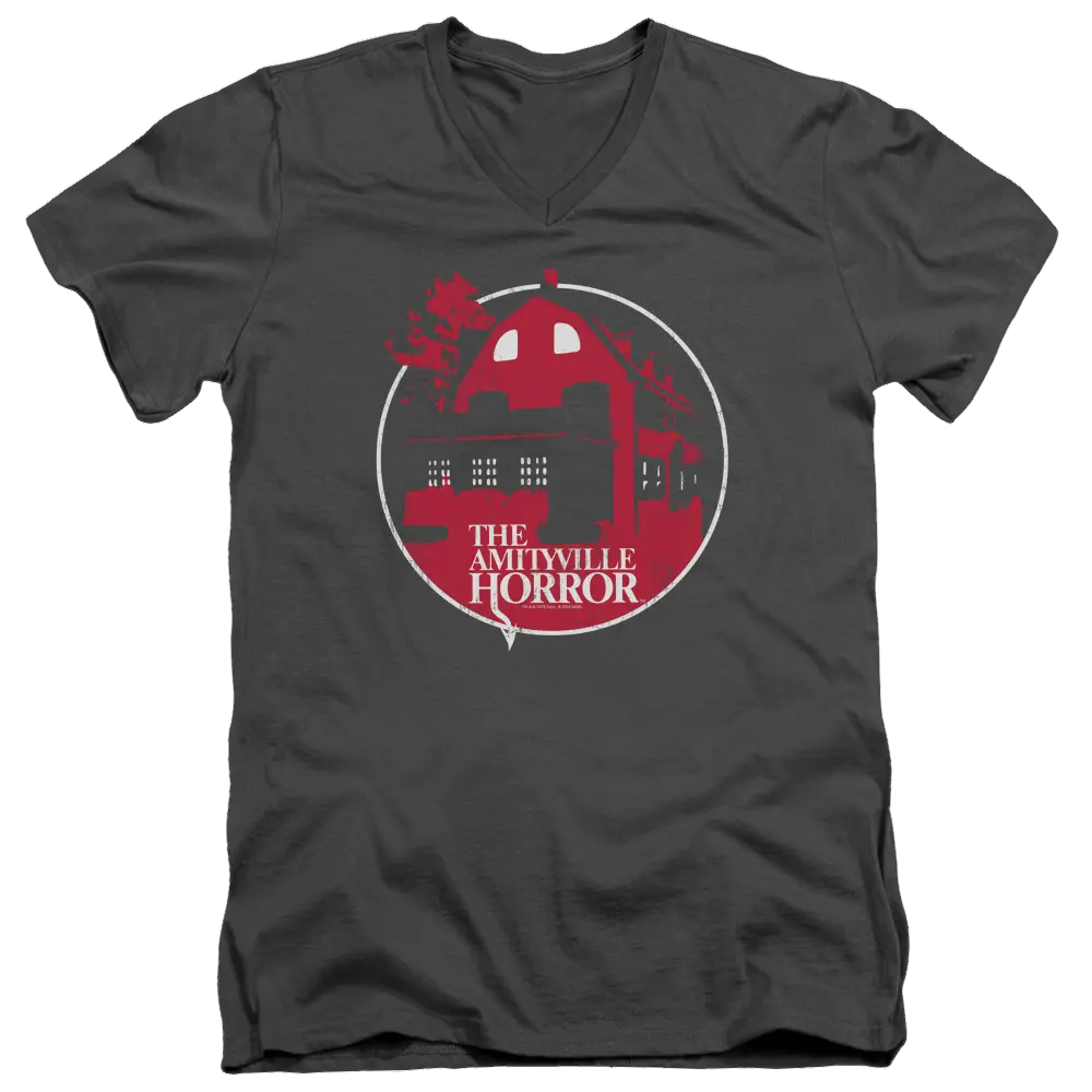 Amityville Horror Red House - Men's V-Neck T-Shirt Amityville Horror