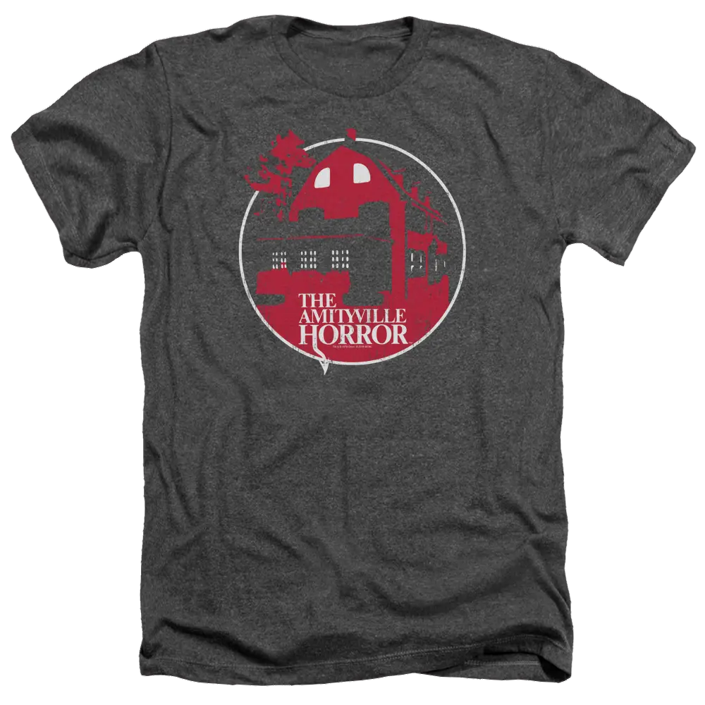 Amityville Horror Red House - Men's Heather T-Shirt Amityville Horror