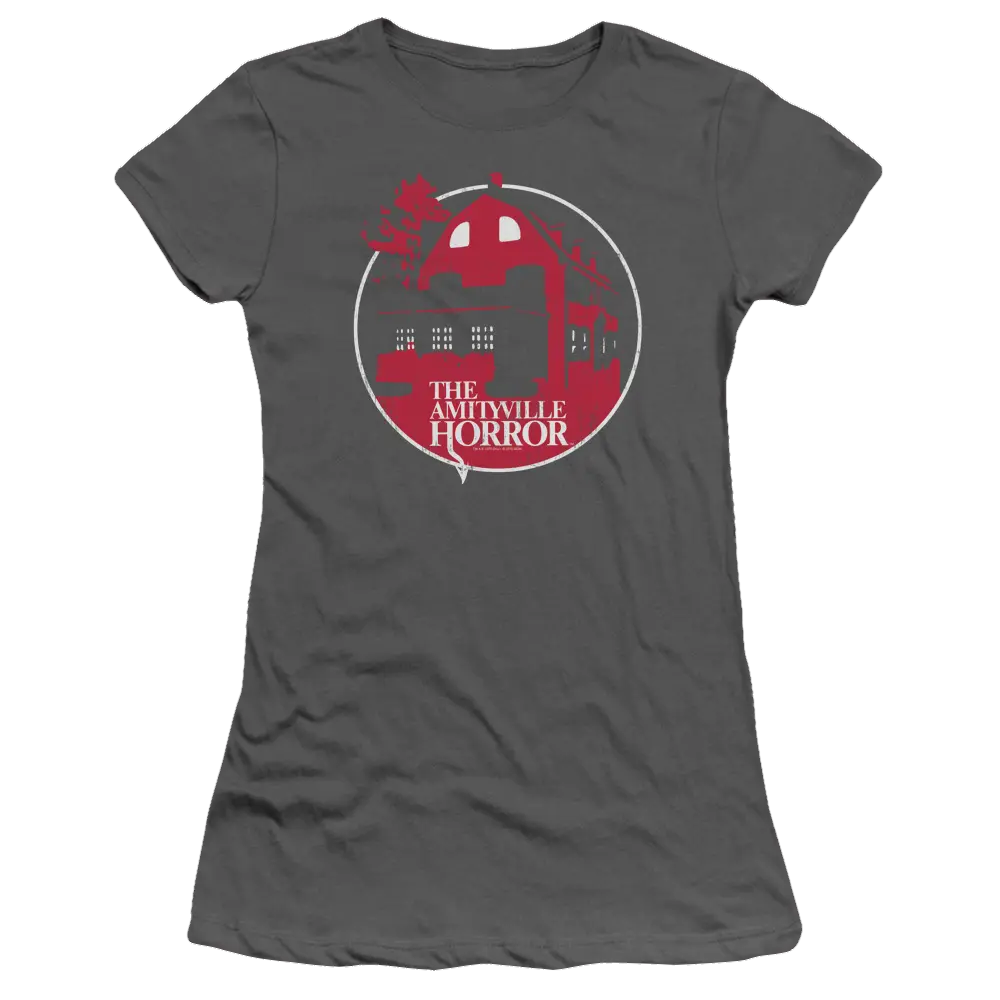 Amityville Horror Red House - Juniors T-Shirt Amityville Horror