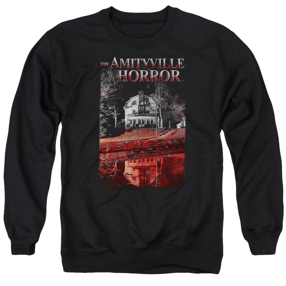 Amityville Horror Cold Blood - Men's Crewneck Sweatshirt Men's Crewneck Sweatshirt Amityville Horror