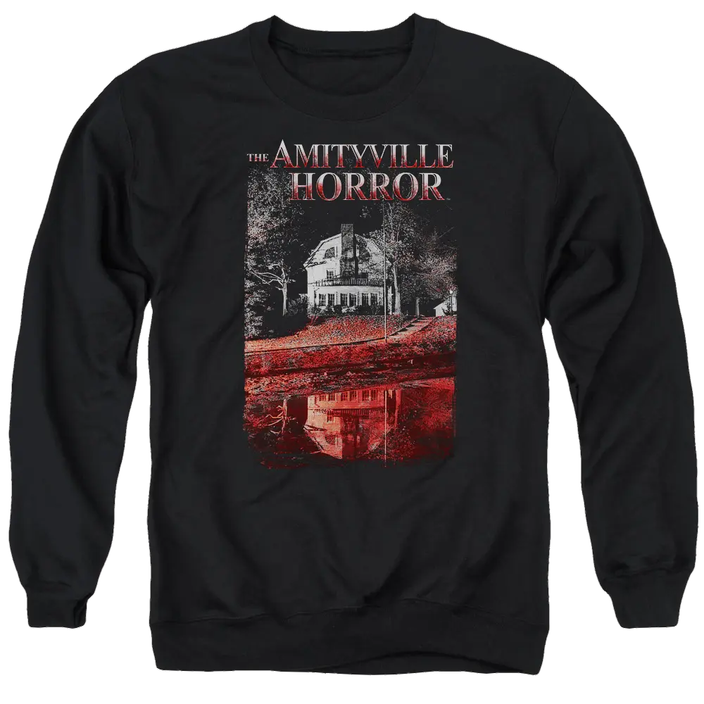 Amityville Horror Cold Blood - Men's Crewneck Sweatshirt Amityville Horror