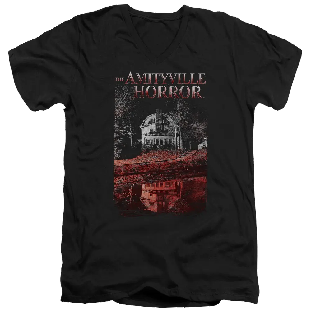 Amityville Horror Cold Blood - Men's V-Neck T-Shirt Amityville Horror