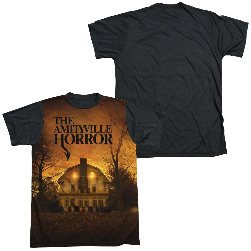 Amityville Horror House - Men's Black Back T-Shirt Men's Black Back T-Shirt Amityville Horror