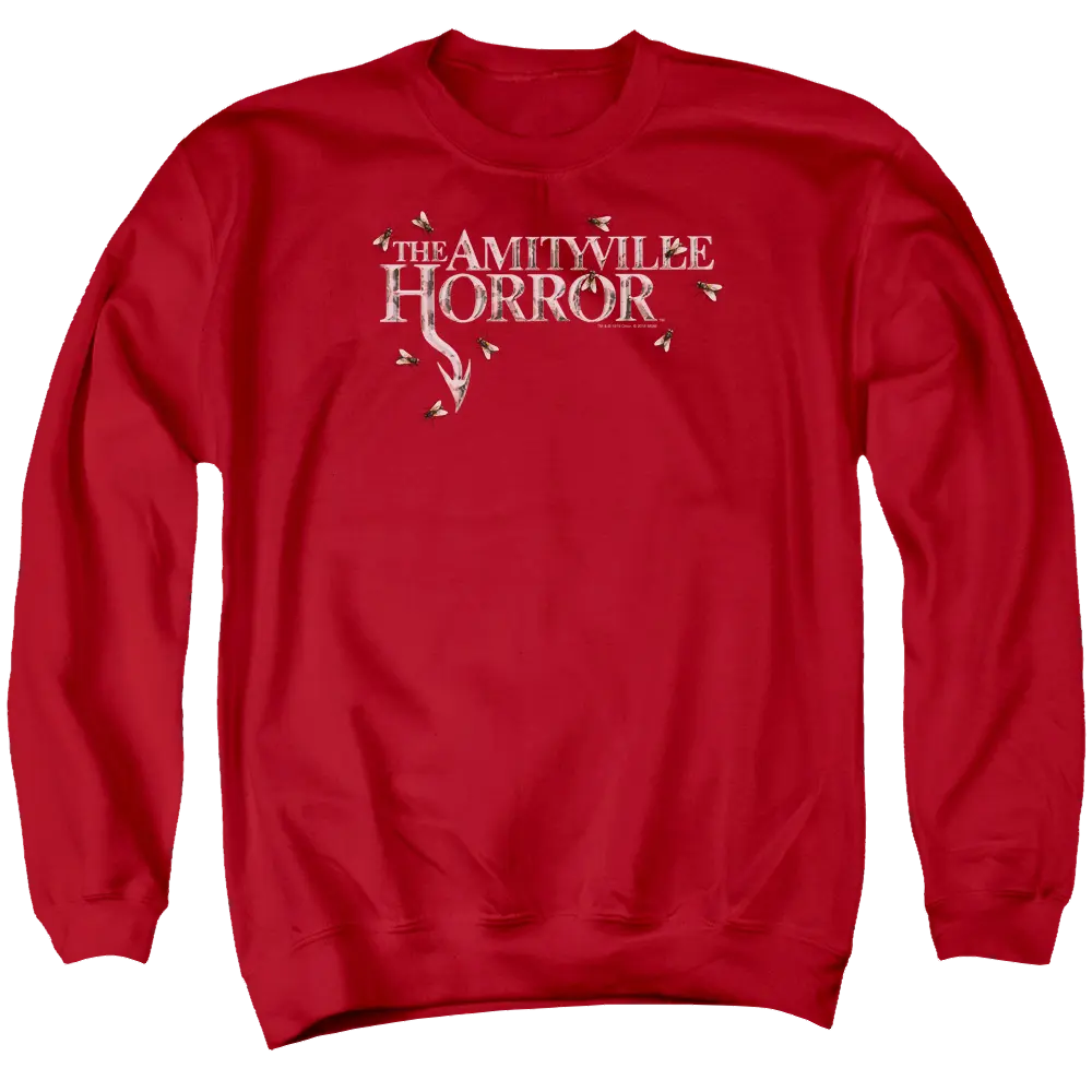 Amityville Horror Flies - Men's Crewneck Sweatshirt Amityville Horror