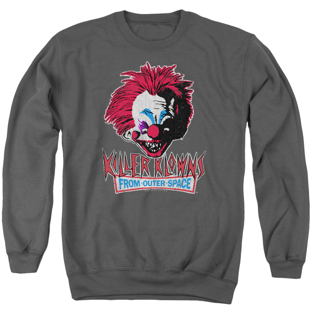 Killer Klowns From Outer Space Rough Clown Men's Crewneck Sweatshirt Men's Crewneck Sweatshirt Killer Klowns From Outer Space