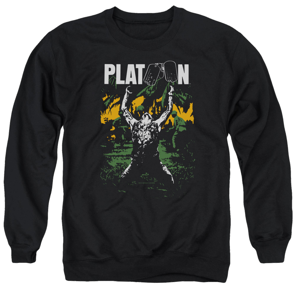 Platoon Graphic Men's Crewneck Sweatshirt Men's Crewneck Sweatshirt Platoon