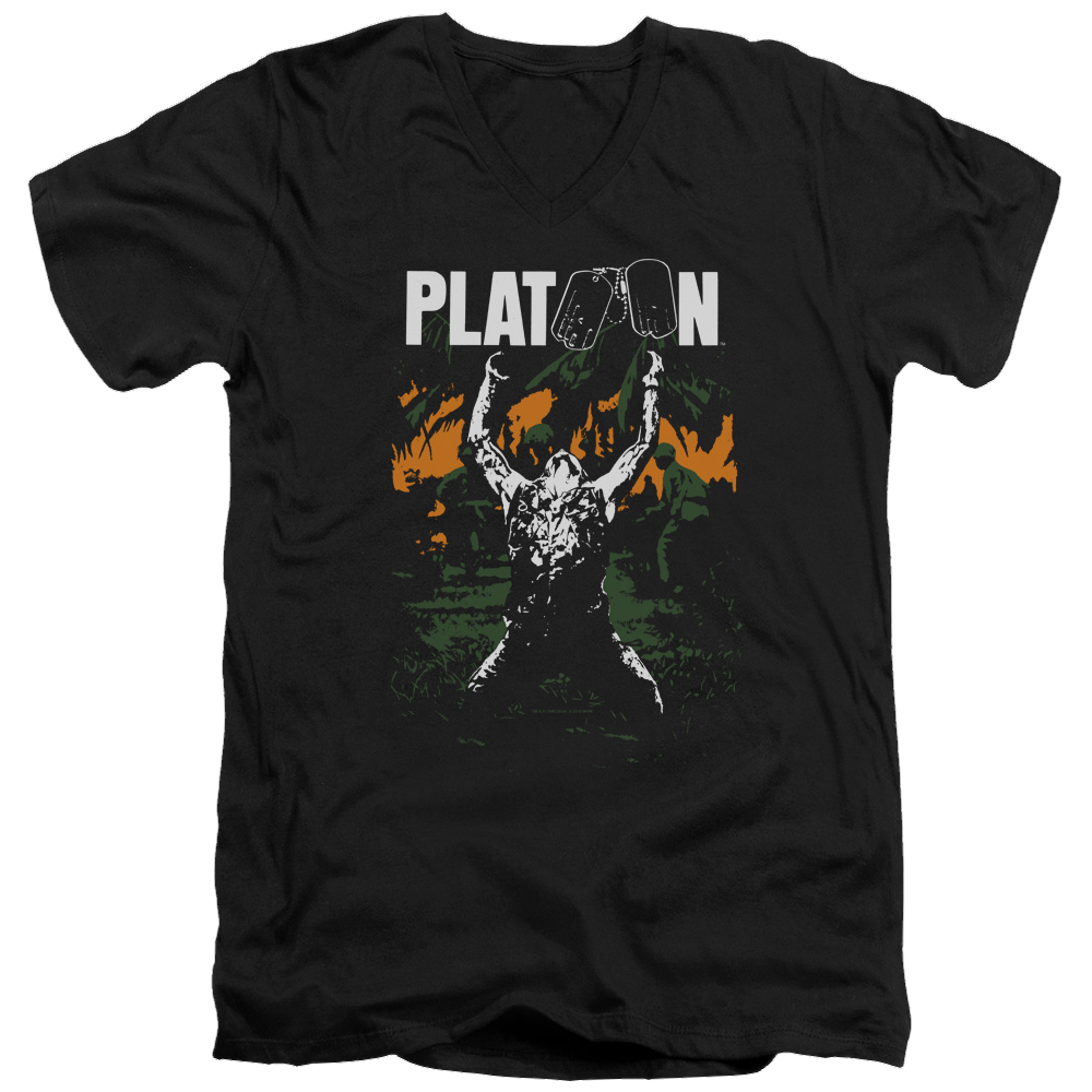 Platoon Graphic Men's V-Neck T-Shirt Men's V-Neck T-Shirt Platoon
