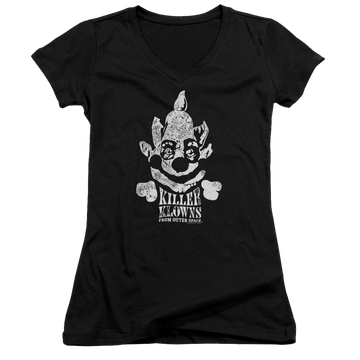 Killer Klowns From Outer Space Kreepy Juniors V-Neck T-Shirt Juniors V-Neck T-Shirt Killer Klowns From Outer Space