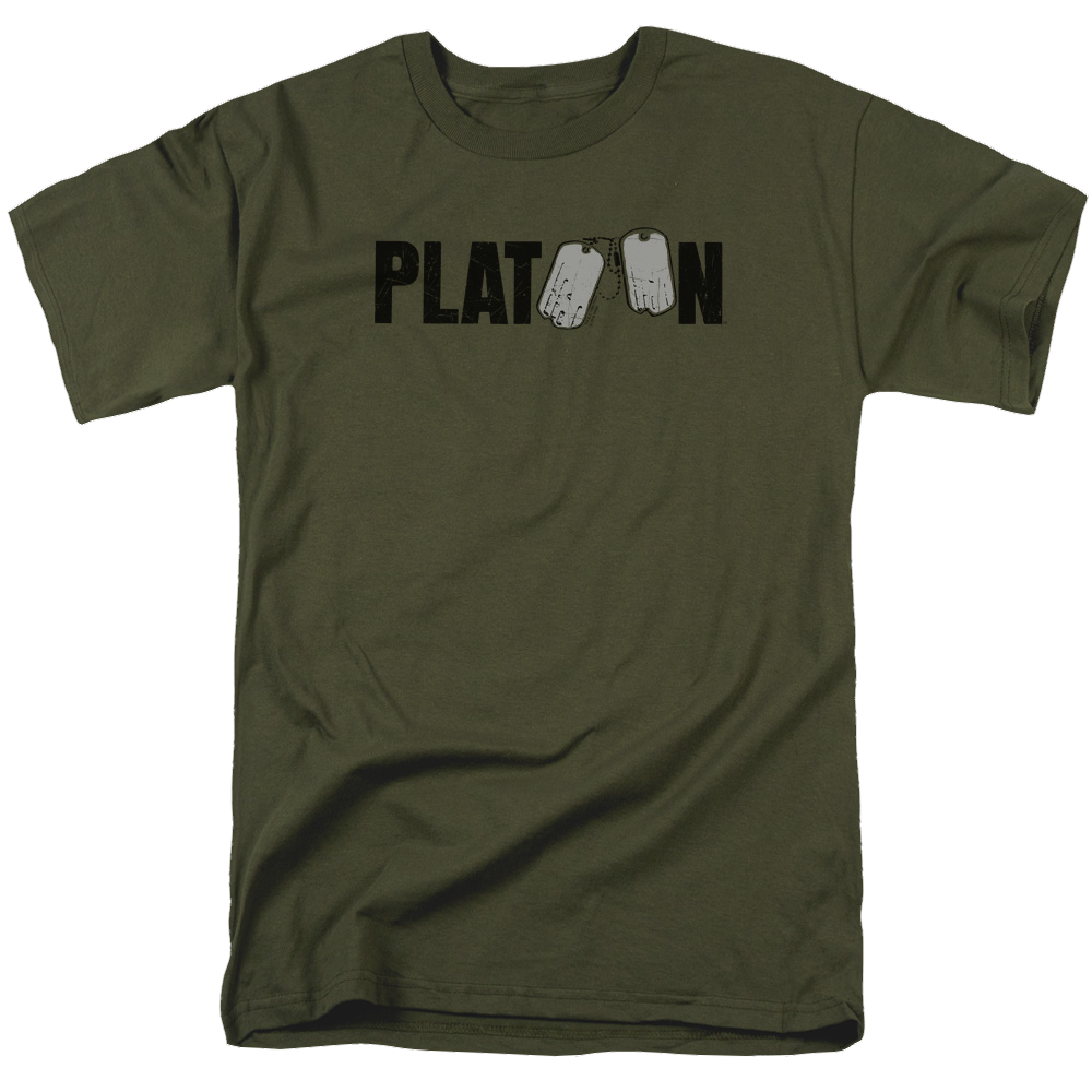 Platoon Logo - Men's Regular Fit T-Shirt Men's Regular Fit T-Shirt Platoon