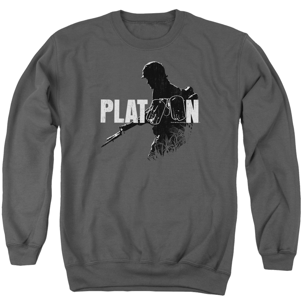 Platoon Shadow Of War Men's Crewneck Sweatshirt Men's Crewneck Sweatshirt Platoon