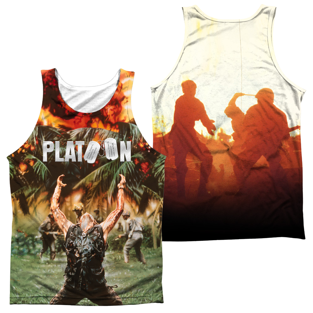 Platoon Key Art Men's All Over Print Tank Men's All Over Print Tank Platoon