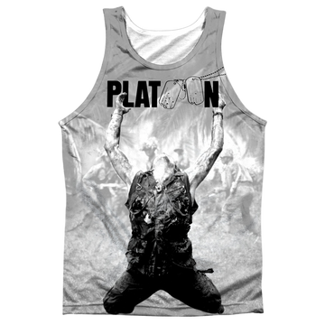 Platoon Grayscale Poster Adult Tank men's all-over print tank