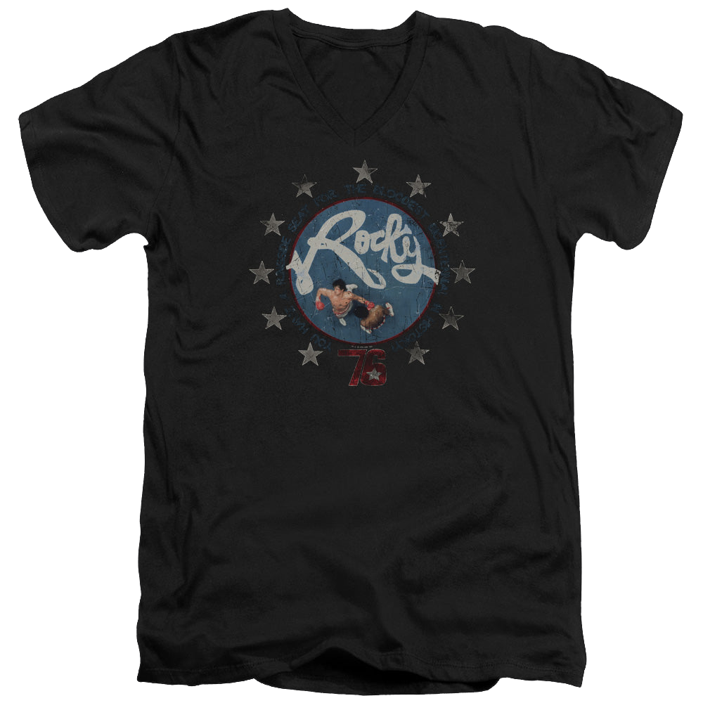 Rocky Bloodiest Bicentennial - Men's V-Neck T-Shirt Men's V-Neck T-Shirt Rocky