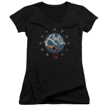 Rocky Bloodiest Bicentennial - Juniors V-Neck T-Shirt Juniors V-Neck T-Shirt Rocky