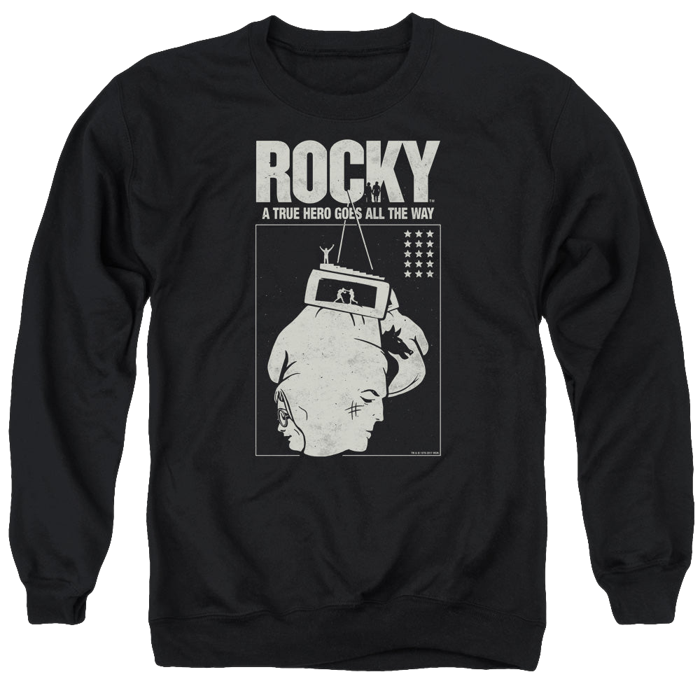 Rocky The Hero - Men's Crewneck Sweatshirt Men's Crewneck Sweatshirt Rocky