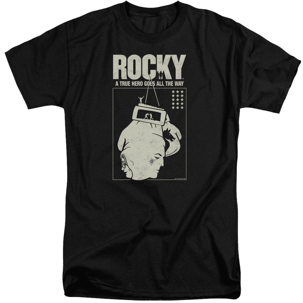 Rocky The Hero - Men's Tall Fit T-Shirt Men's Tall Fit T-Shirt Rocky