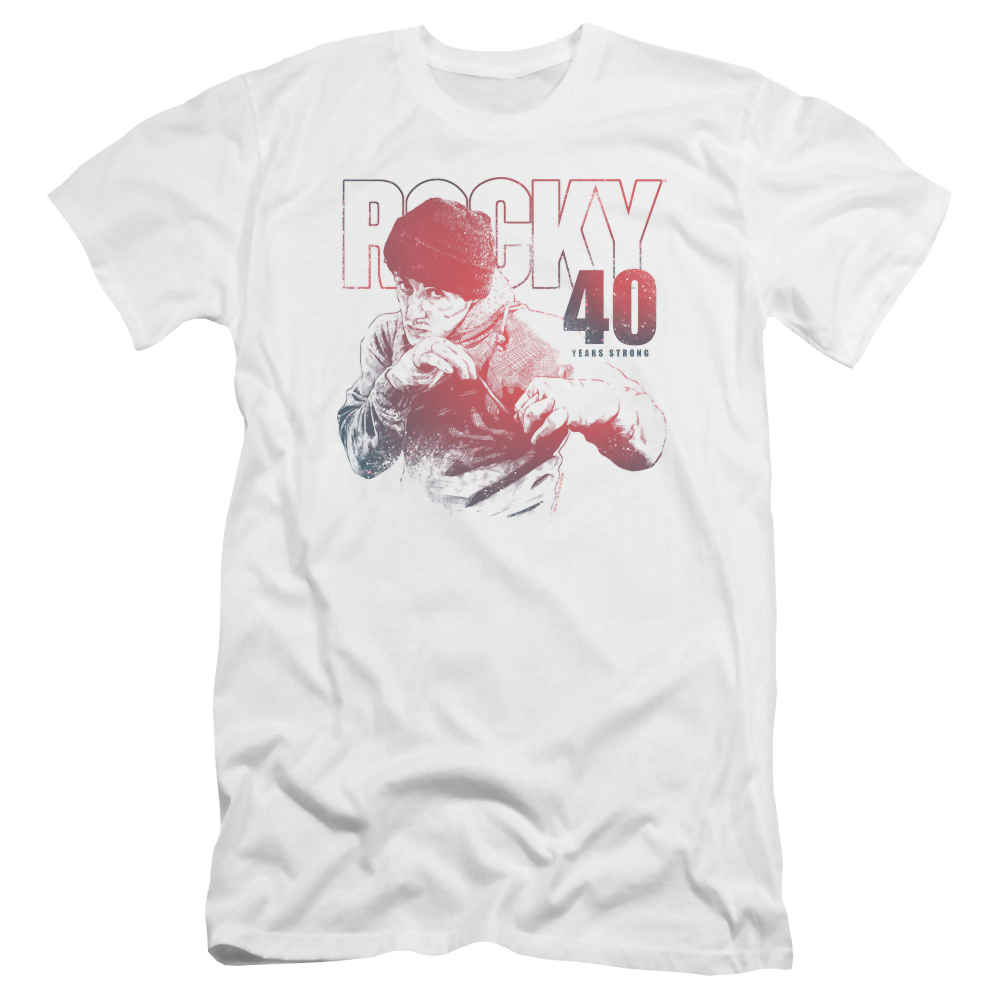 Rocky 40 Years Strong - Men's Premium Slim Fit T-Shirt Men's Premium Slim Fit T-Shirt Rocky