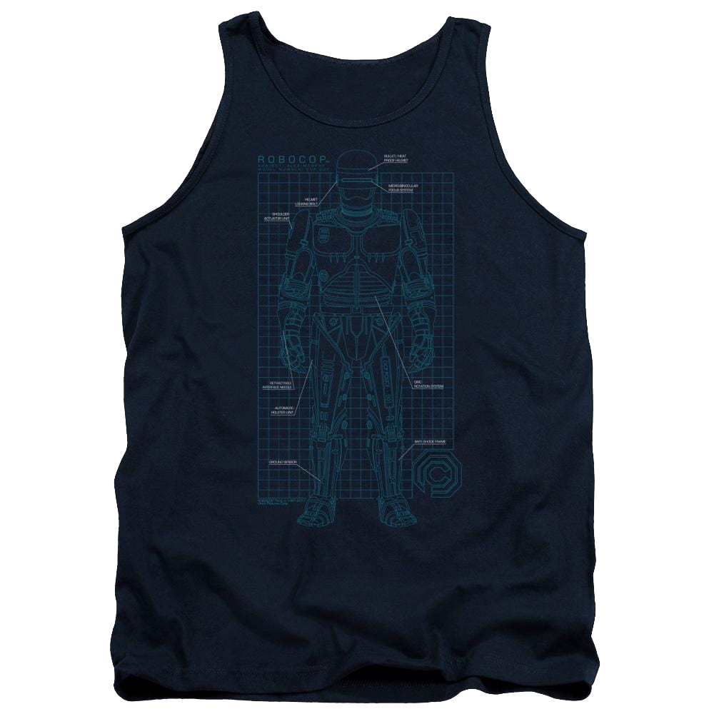 Robocop Schematic Men's Tank Men's Tank Robocop