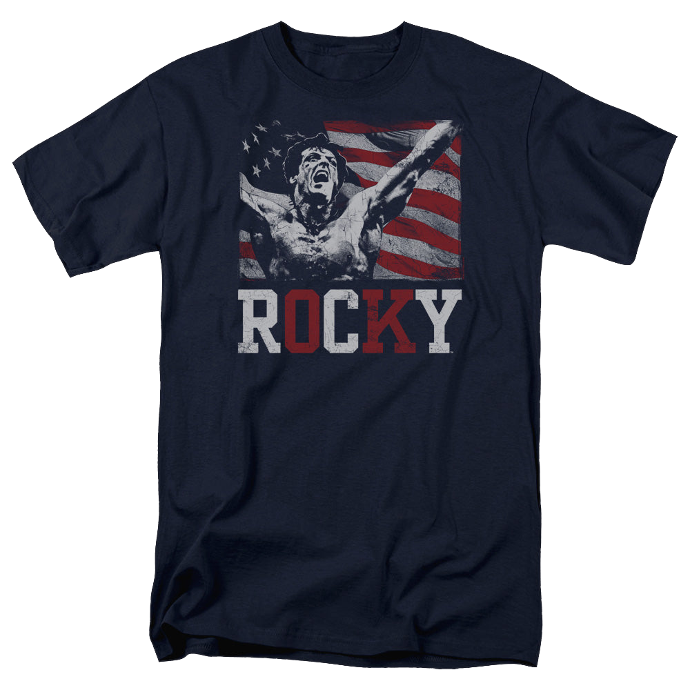 Rocky Flag Champion - Men's Regular Fit T-Shirt Men's Regular Fit T-Shirt Rocky