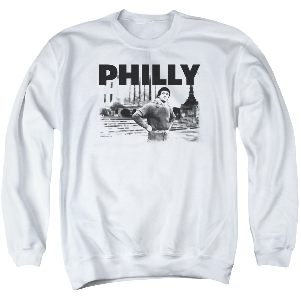 Rocky Philly - Men's Crewneck Sweatshirt Men's Crewneck Sweatshirt Rocky