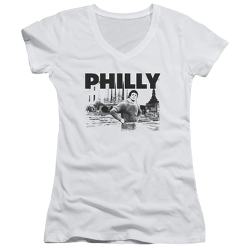 Rocky Philly - Juniors V-Neck T-Shirt Juniors V-Neck T-Shirt Rocky