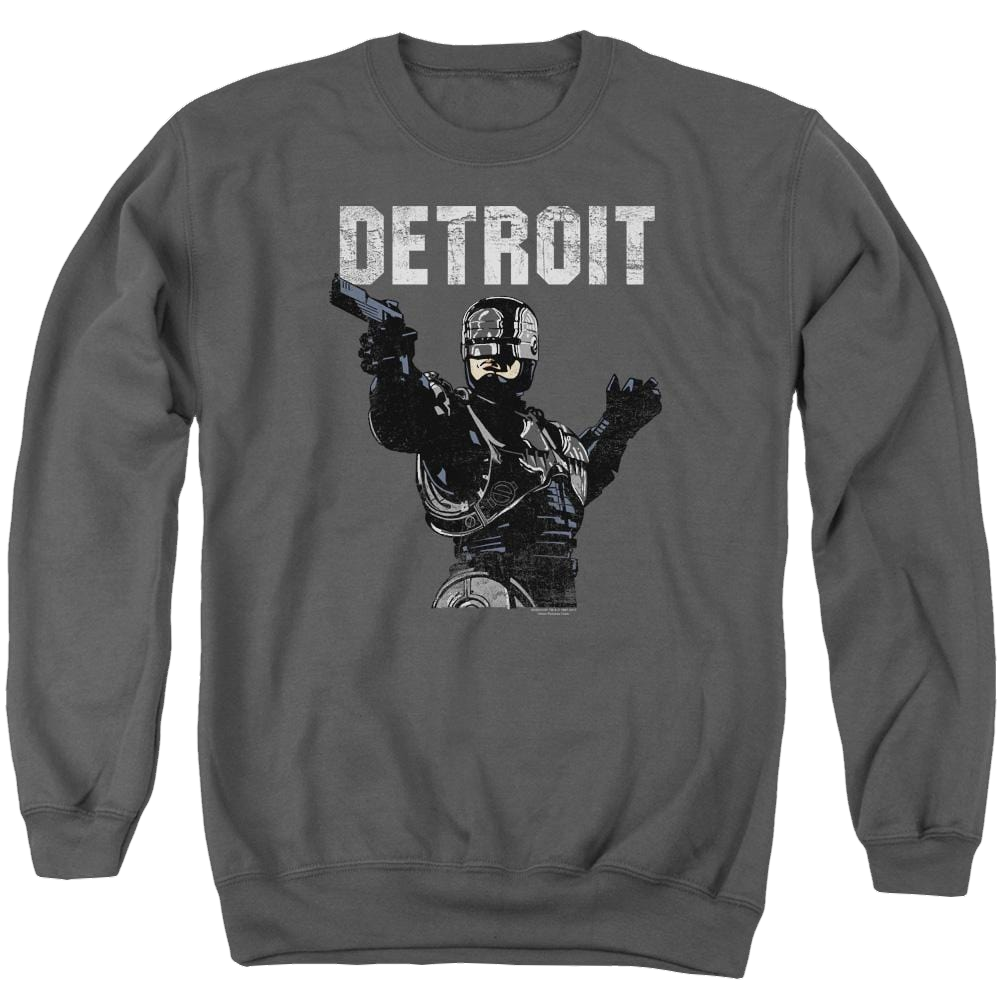 Robocop Detroit Men's Crewneck Sweatshirt Men's Crewneck Sweatshirt Robocop