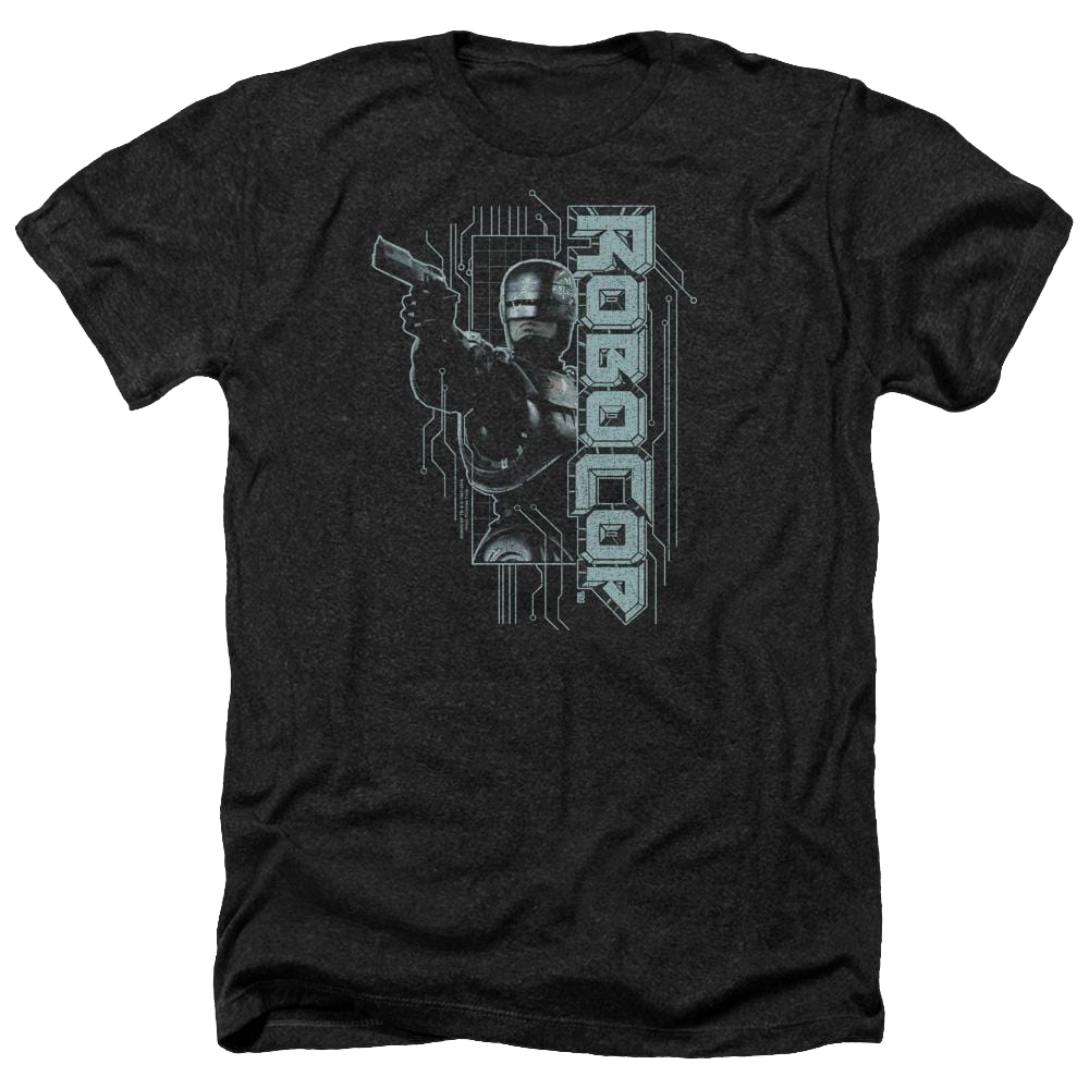Robocop Murphy Split Men's Heather T-Shirt Men's Heather T-Shirt Robocop