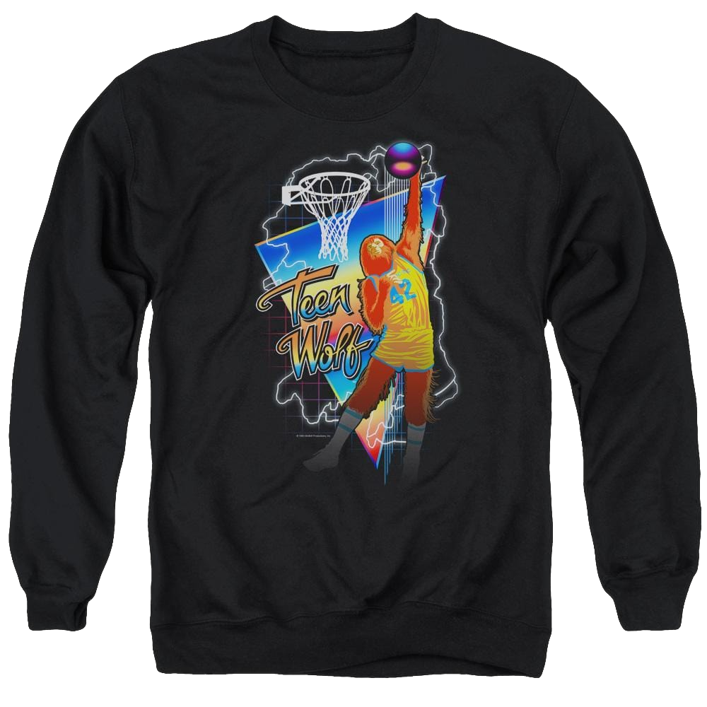 Teen Wolf Electric Wolf Men's Crewneck Sweatshirt Men's Crewneck Sweatshirt Teen Wolf