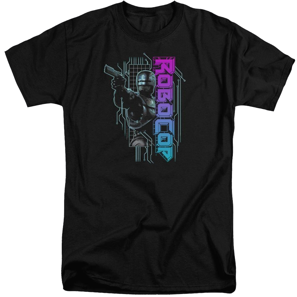 Robocop Robo Neon Men's Tall Fit T-Shirt Men's Tall Fit T-Shirt Robocop